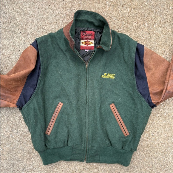 Reed Leather Sportswear MADE IN USA varsity jacket - Picture 4 of 7